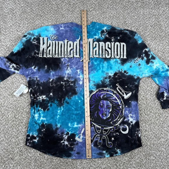 Disney Haunted Mansion Spirit Jersey Shirt Womens XL Tie Dye Glow Dark Top - Picture 11 of 12